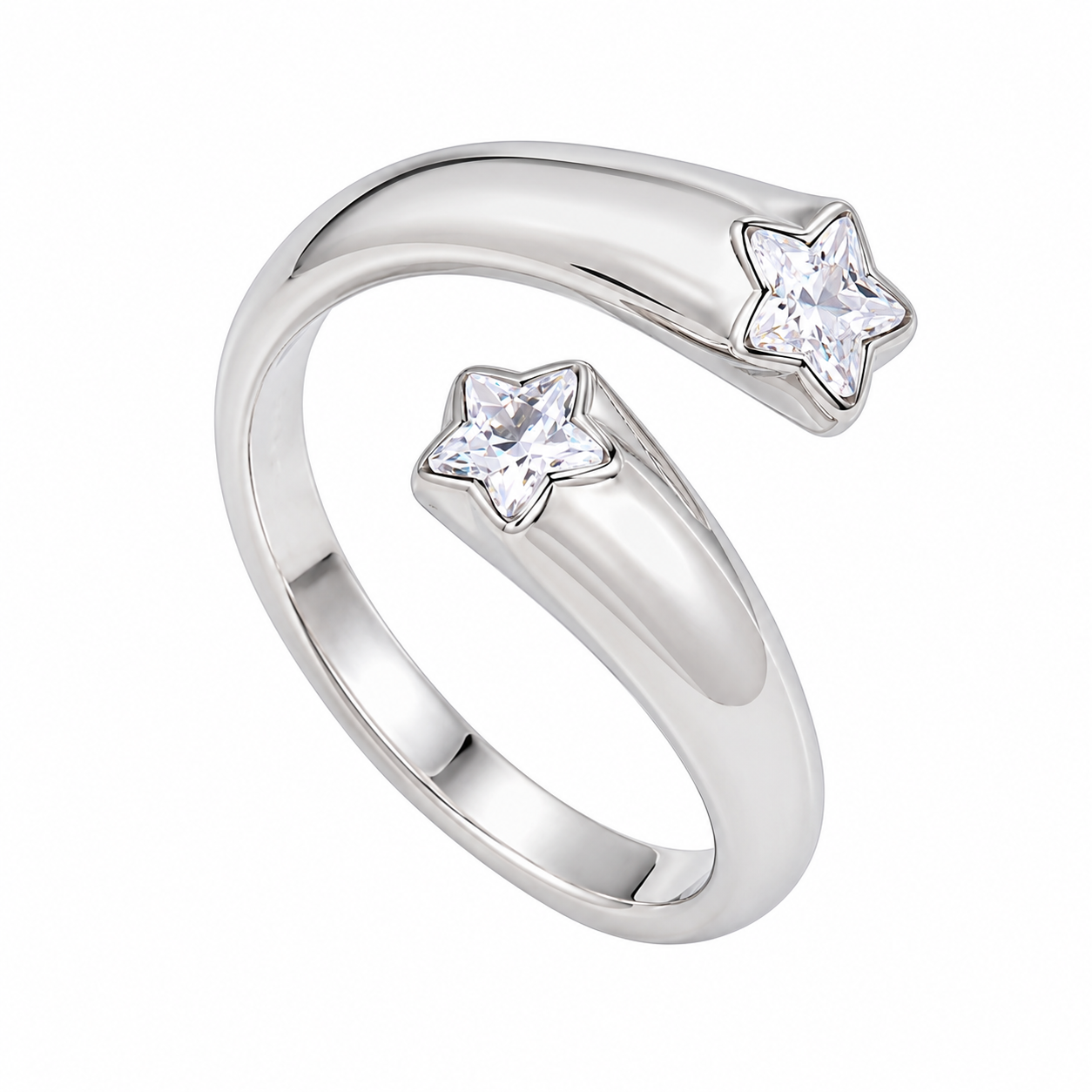 Twin Star Ring