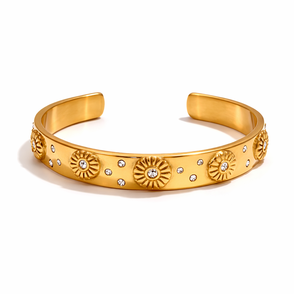 Golden Bloom Armbånd