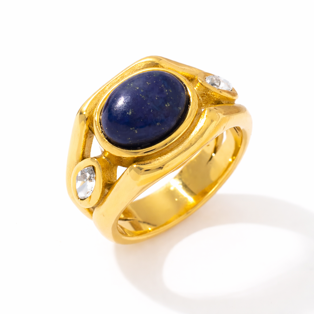 Midnight Oval Ring