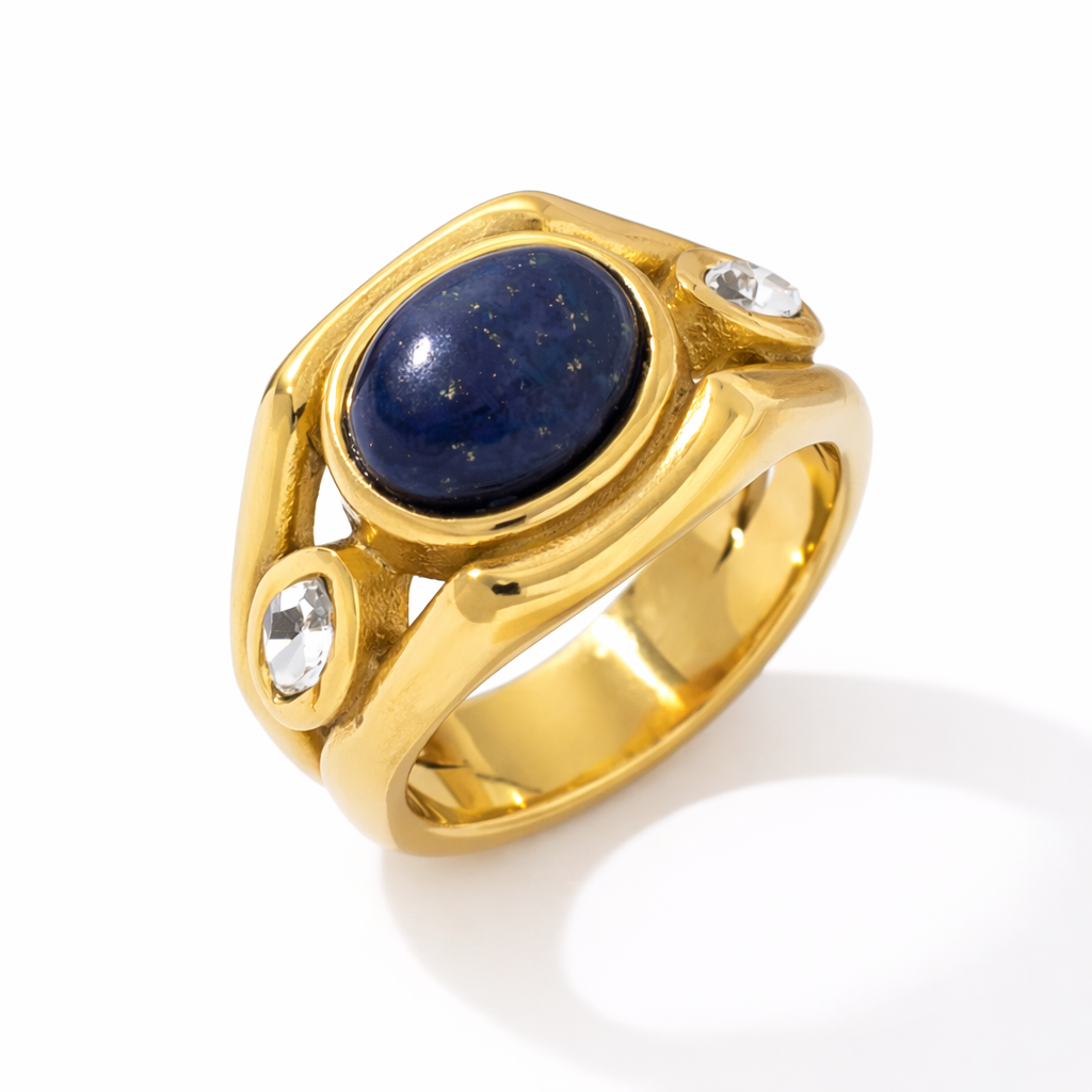 Midnight Oval Ring