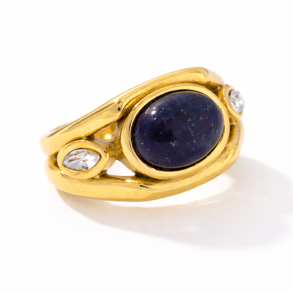 Midnight Oval Ring