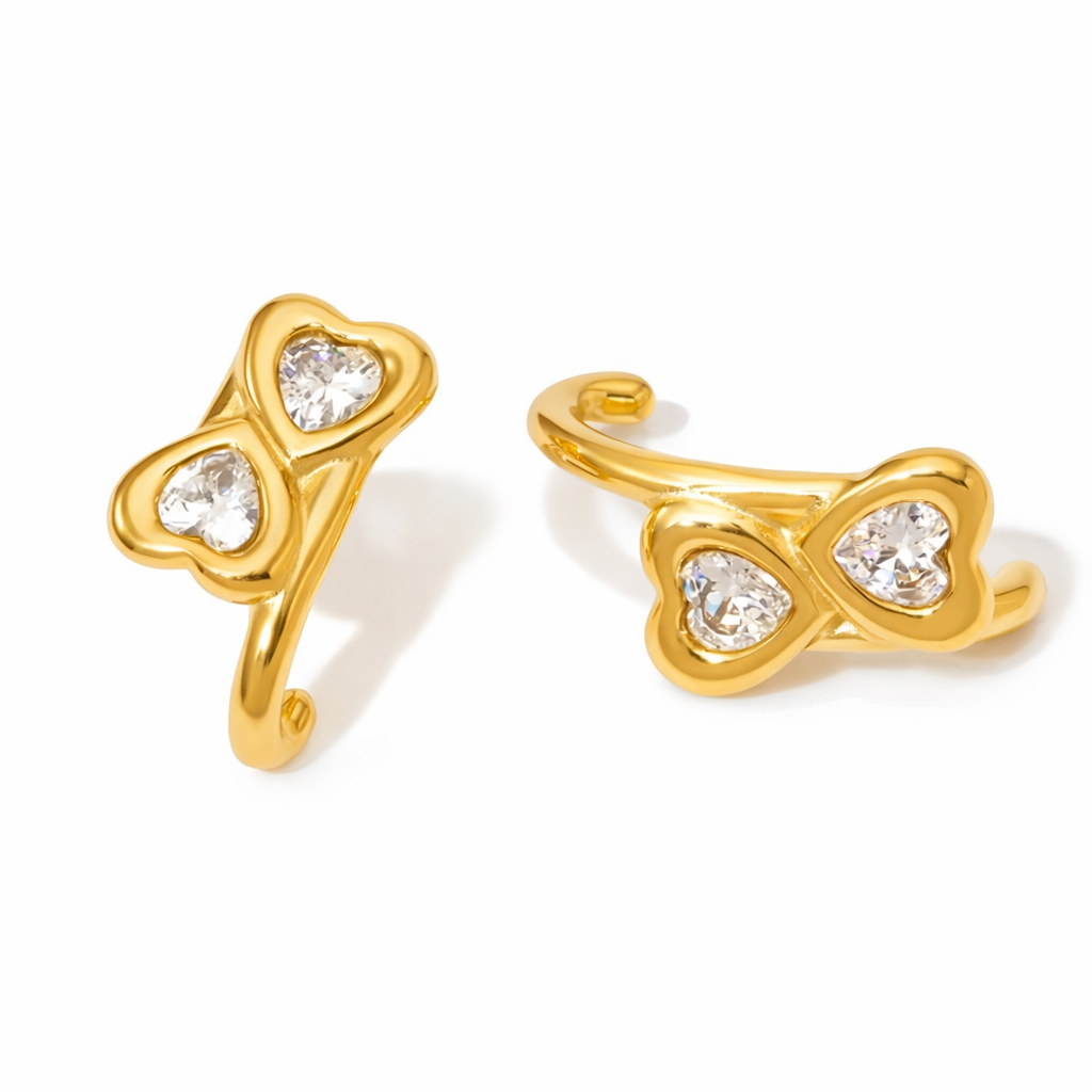 Aurelia Heart Studs