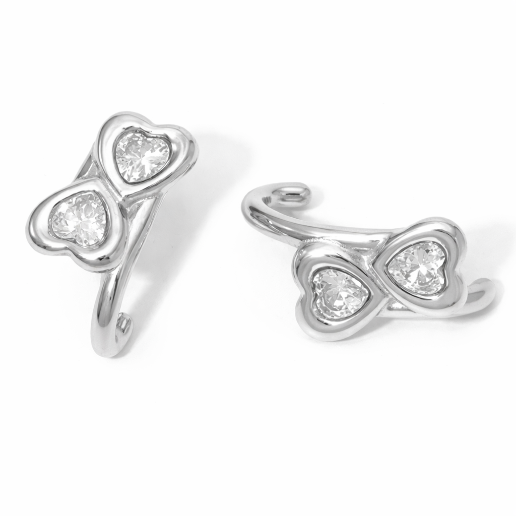 Aurelia Heart Studs