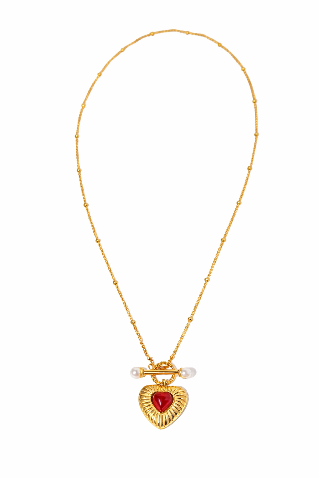 Scarlet Heart Necklace