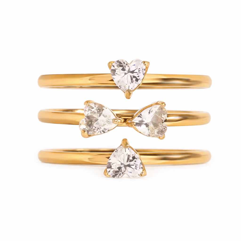Stack My Heart Ring Set