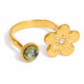 Floria Bloom Open Ring
