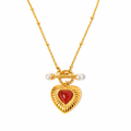 Scarlet Heart Necklace