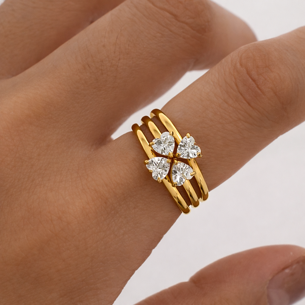 Stack My Heart Ring Set