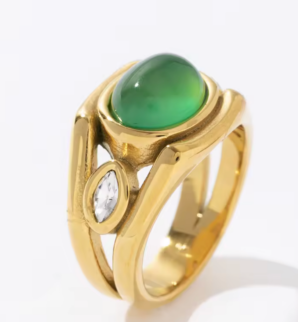 Emerald Aura Ring