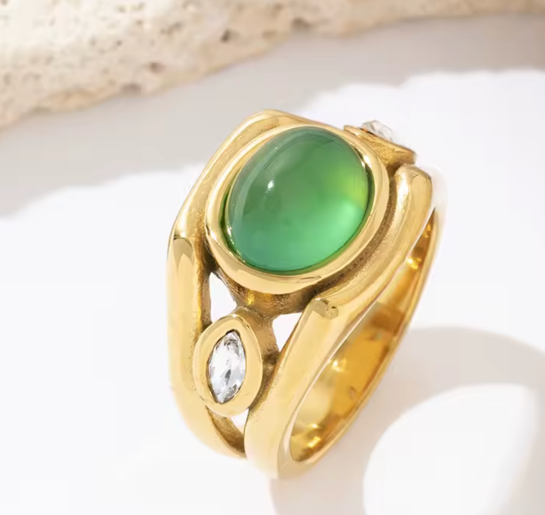 Emerald Aura Ring
